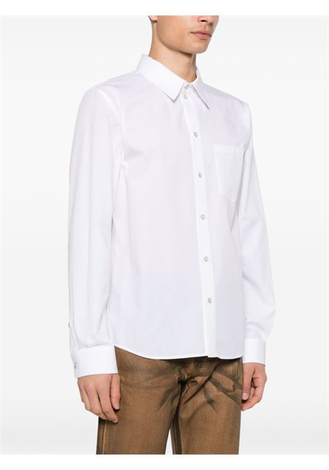 Camicia classica curva in bianco Helmut lang - uomo HELMUT LANG | O06HM505100